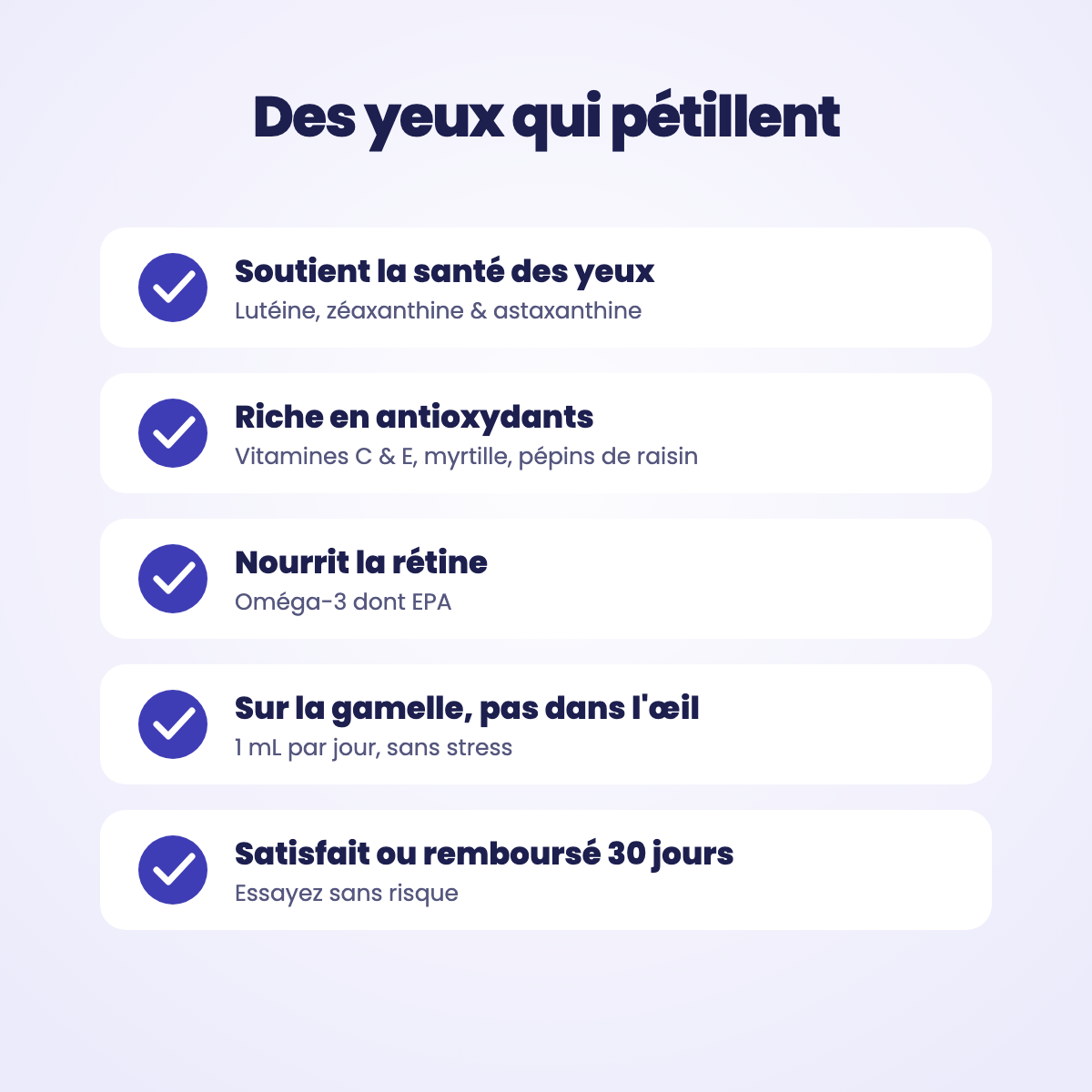 Les bienfaits de ClearVision™
